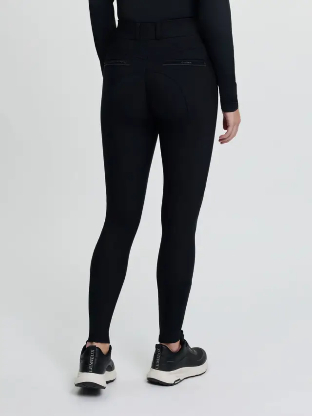 LeMieux Brilliance Knee Grip Breeches Black