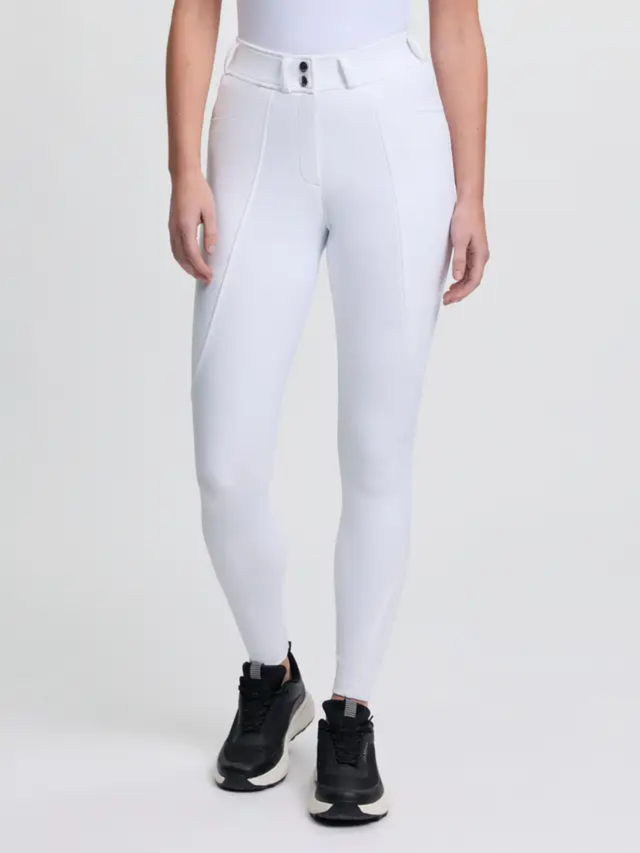 LeMieux Brilliance Knee Grip Breeches White