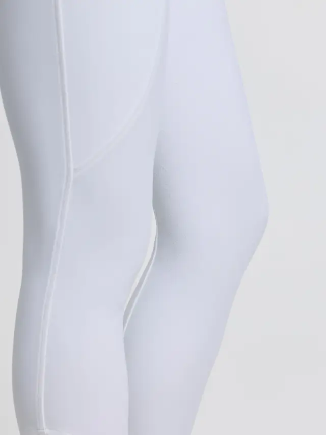 LeMieux Brilliance Knee Grip Breeches White