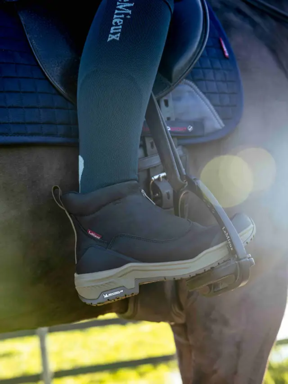 LeMieux Trex Waterproof Zip Boots Black