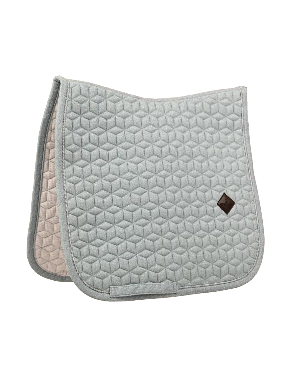 Kentucky Sparkling Dressage Saddle Pad Light Blue