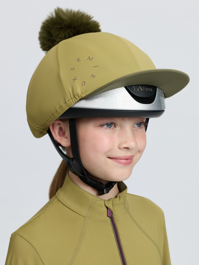 LeMieux Pom Hat Silk Gooseberry