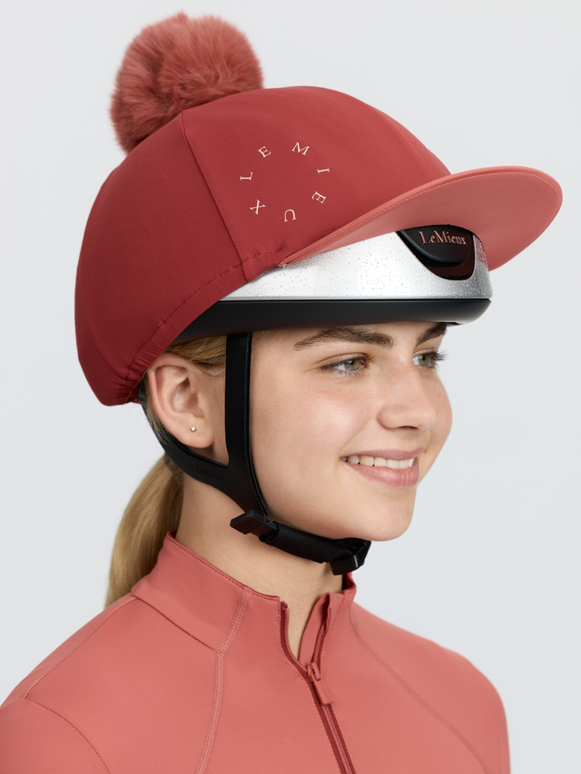 LeMieux Pom Hat Silk Russet
