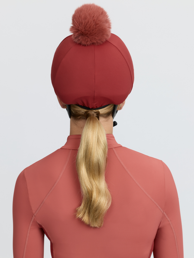 LeMieux Pom Hat Silk Russet