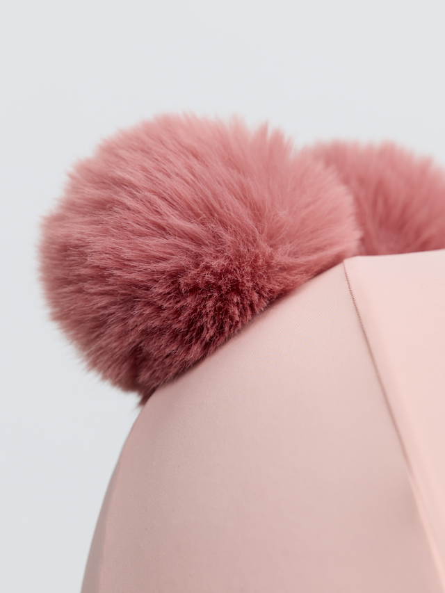 LeMieux Mini Double Pom Hat Silk Petal