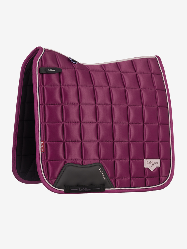 LeMieux Loire Classic Dressage Saddle Pad Blackberry