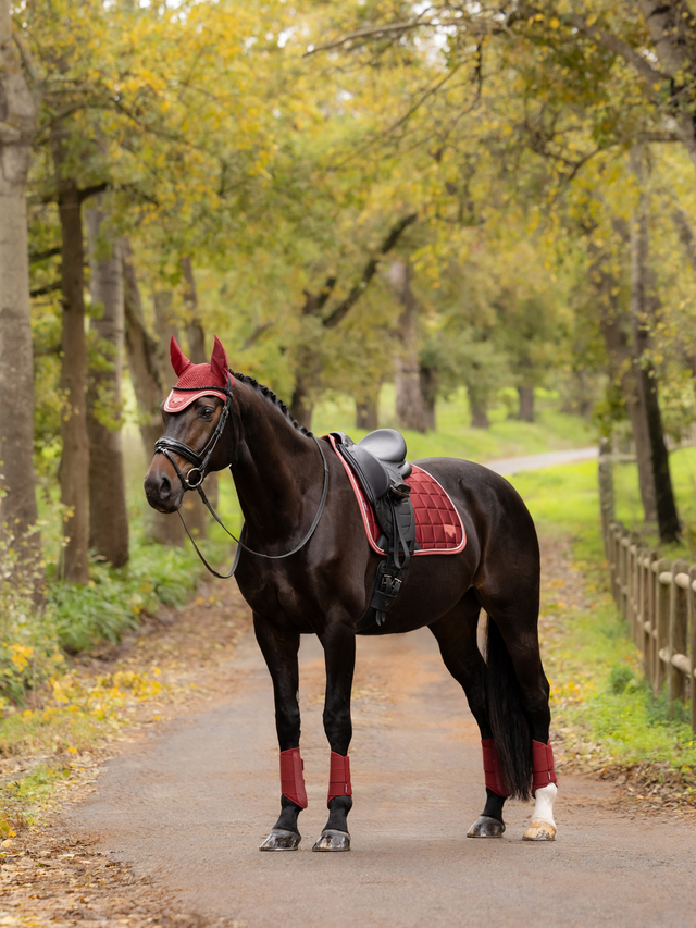LeMieux Loire Classic Dressage Saddle Pad Russet