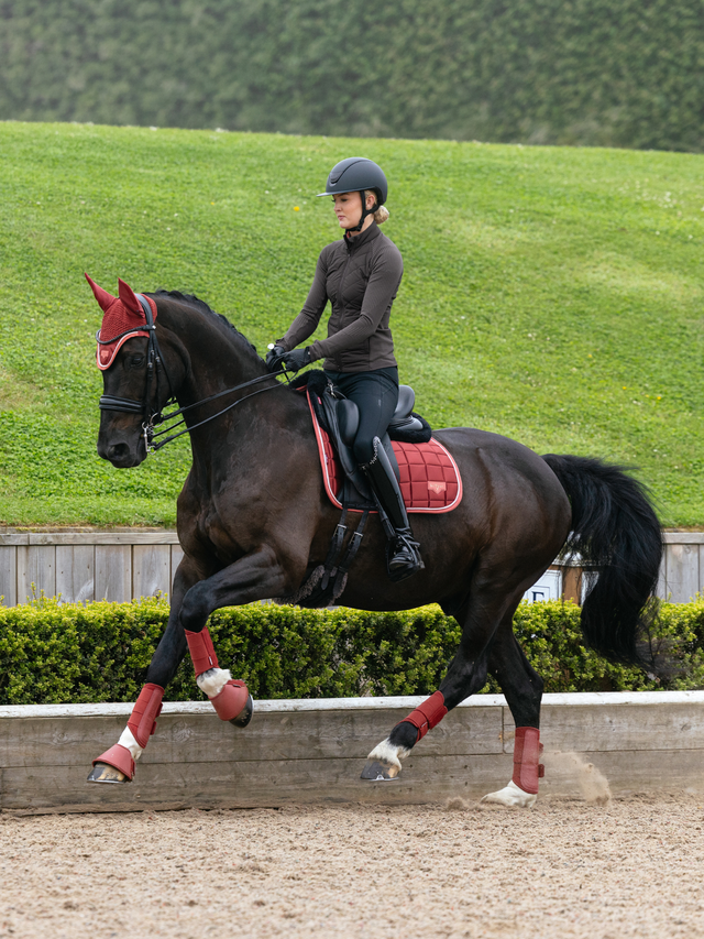 LeMieux Loire Classic Dressage Saddle Pad Russet