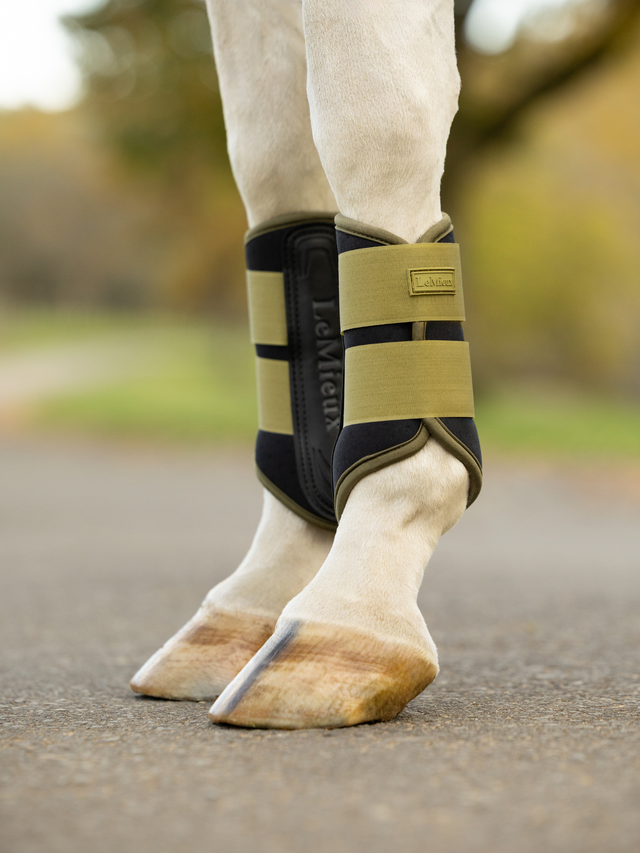 LeMieux Air-Tek Grafter Brushing Boots Gooseberry