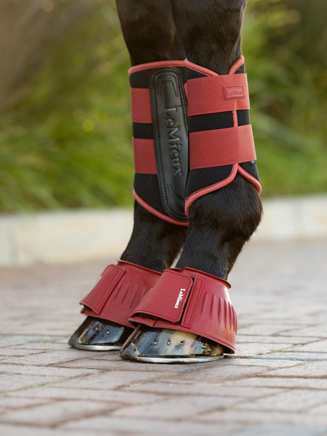 LeMieux Air-Tek Grafter Brushing Boots Russet