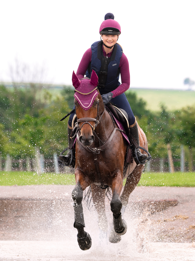 LeMieux Classic Fly Hood Blackberry