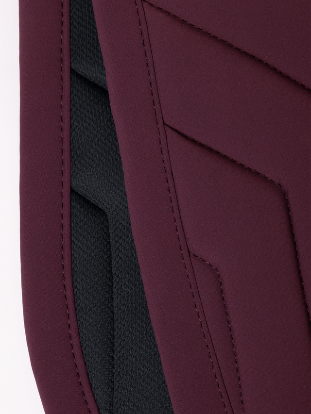 Maximilian Delta Dressage Saddle Pad Burgundy