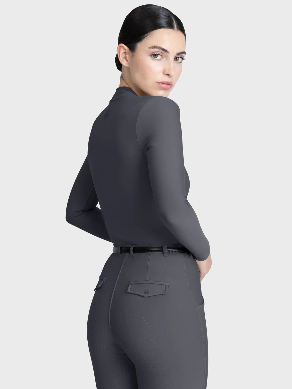 Maximilian Velya Long Sleeve Base Layer Graphite