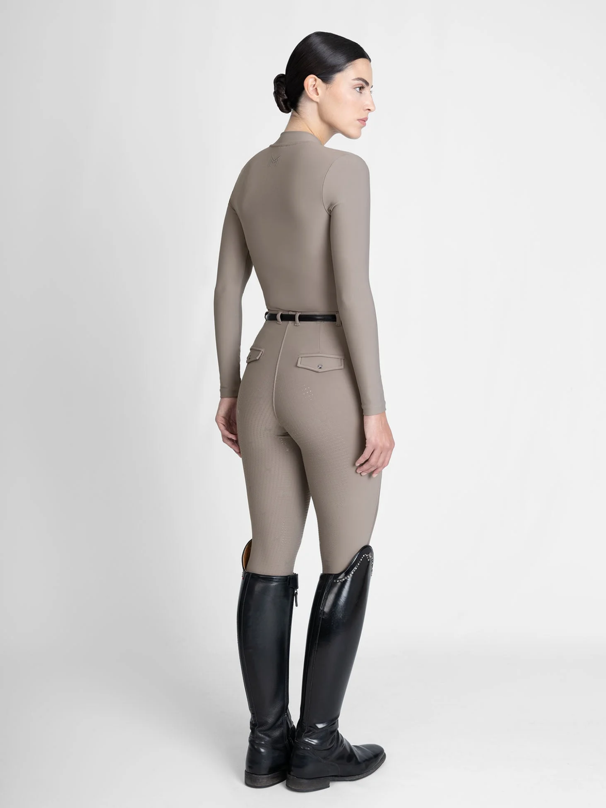 Maximilian Velya Long Sleeve Base Layer Taupe
