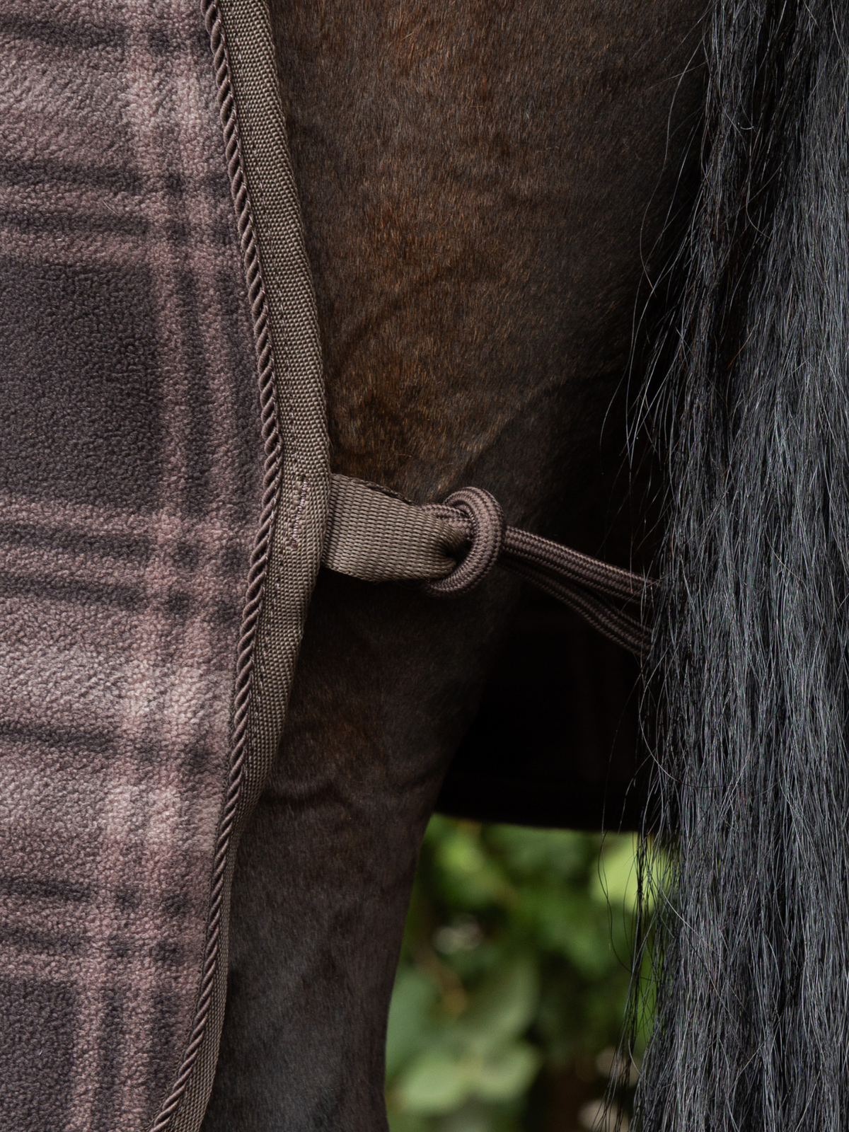 LeMieux Heritage Check Fleece Rug Cocoa