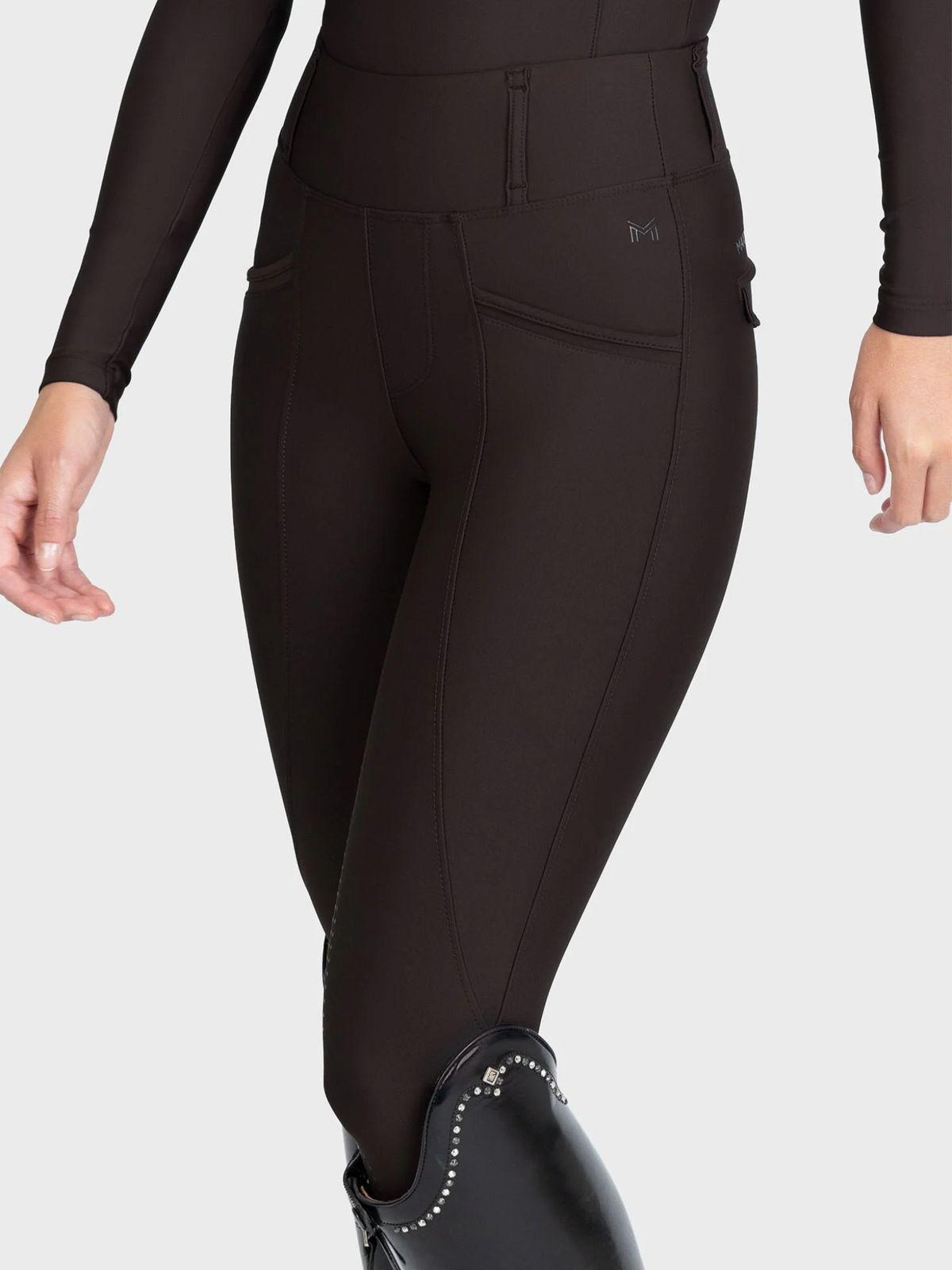 Maximilian Pro Riding Leggings Espresso