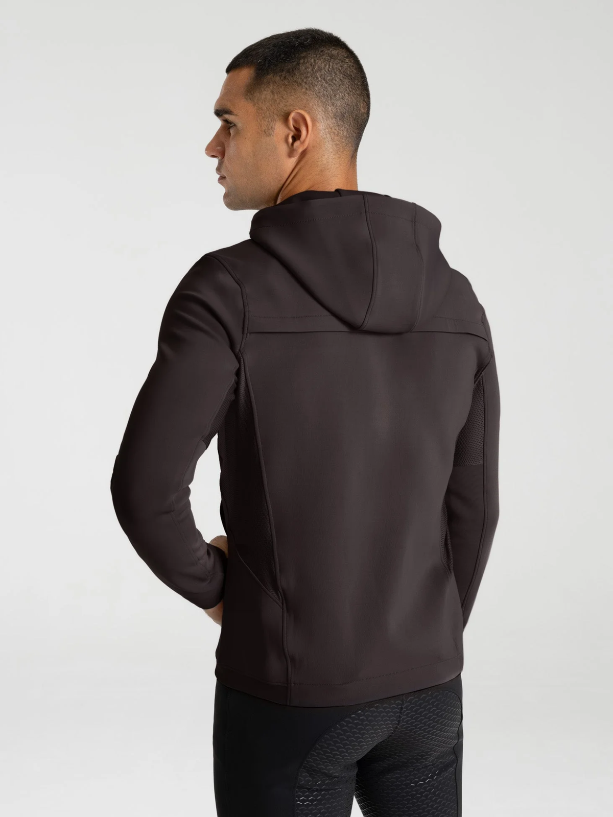 Maximilian Club Zip Hoodie Espresso