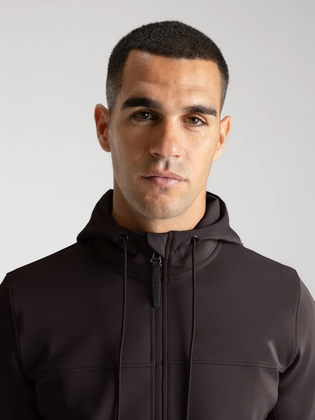 Maximilian Club Zip Hoodie Espresso