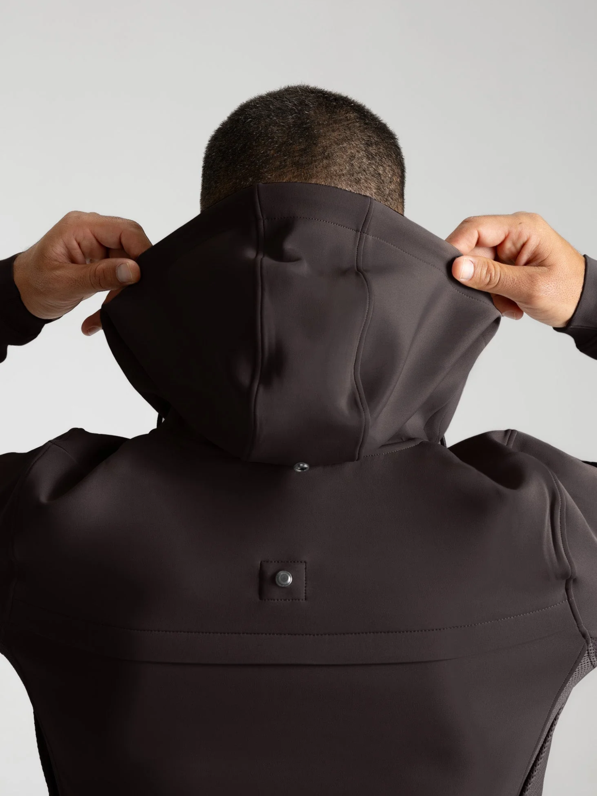 Maximilian Club Zip Hoodie Espresso