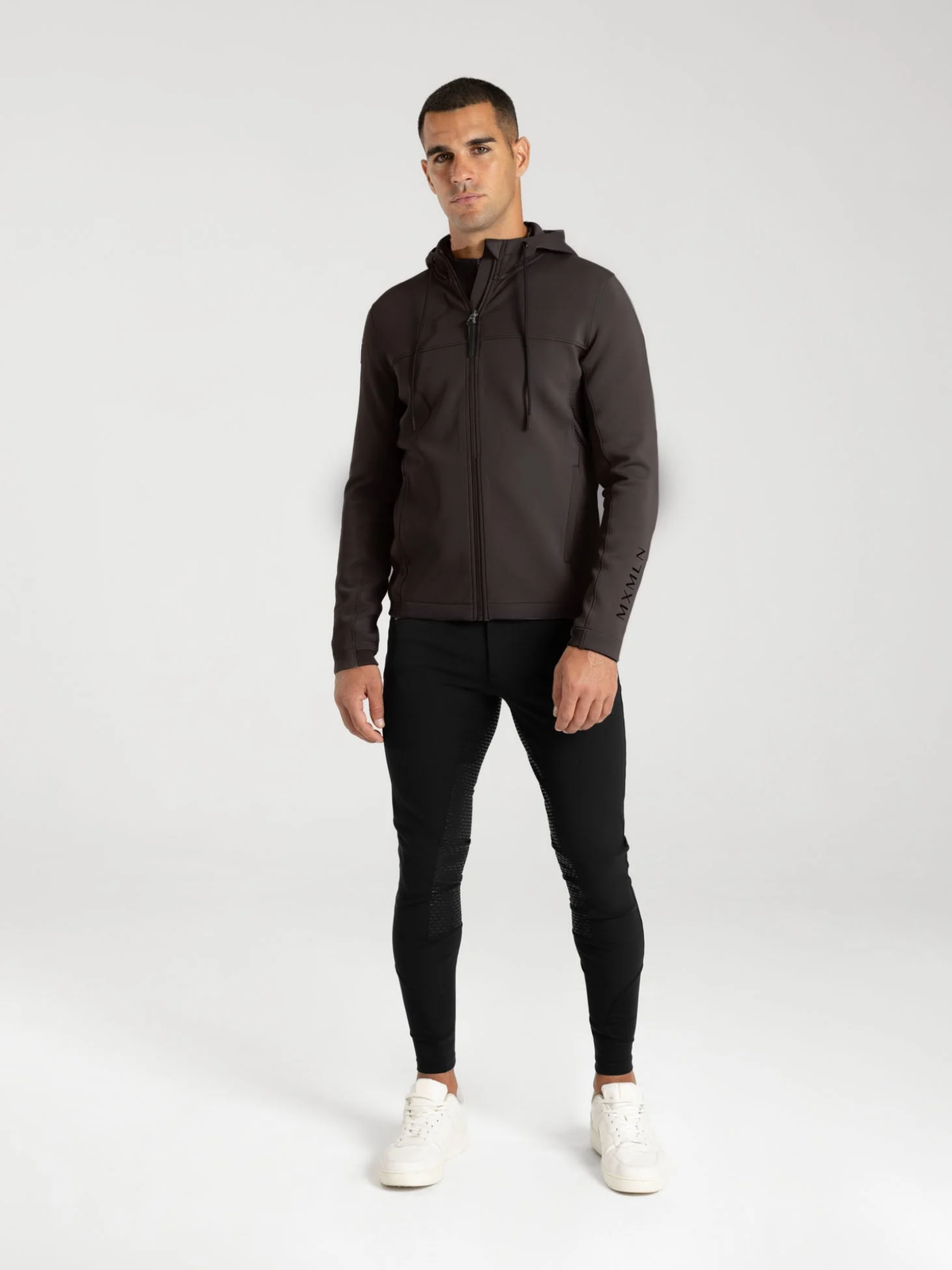 Maximilian Club Zip Hoodie Espresso