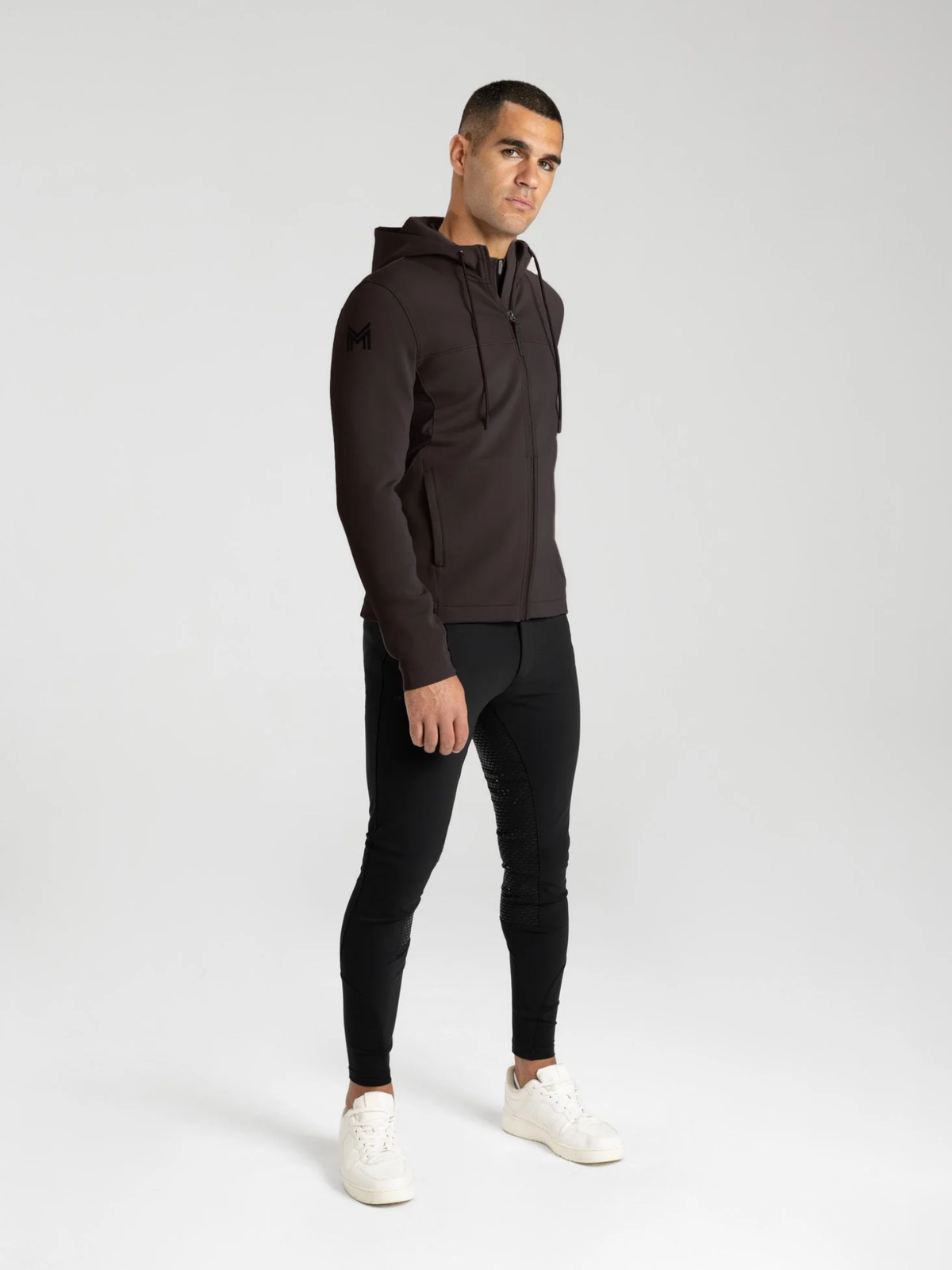 Maximilian Club Zip Hoodie Espresso