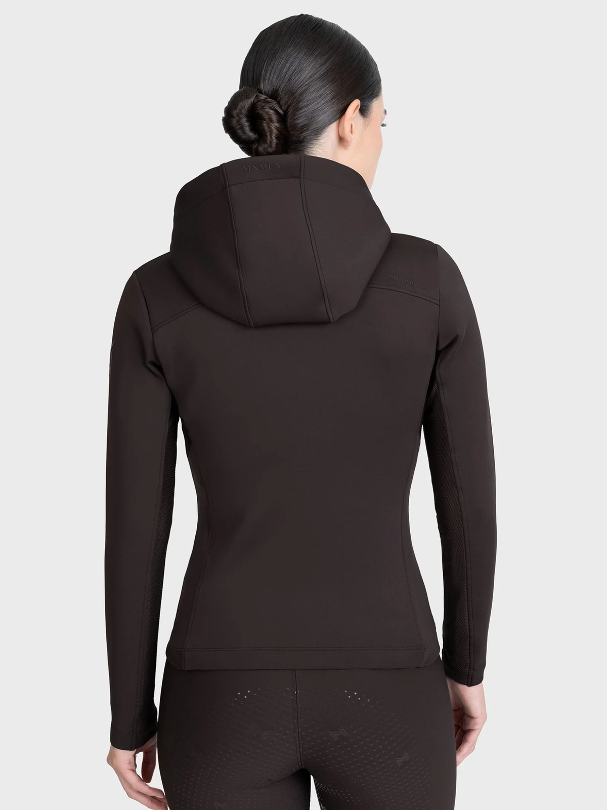Maximilian Wolt Zip Hoodie Espresso
