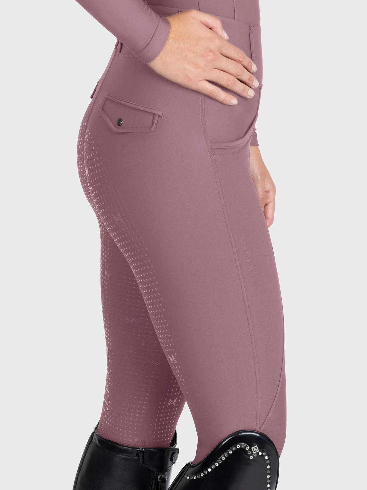 Maximilian Pro Riding Leggings Heather