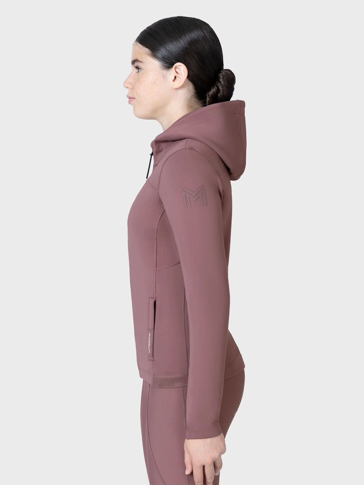 Maximilian Young Rider Wolt Zip Hoodie Heather