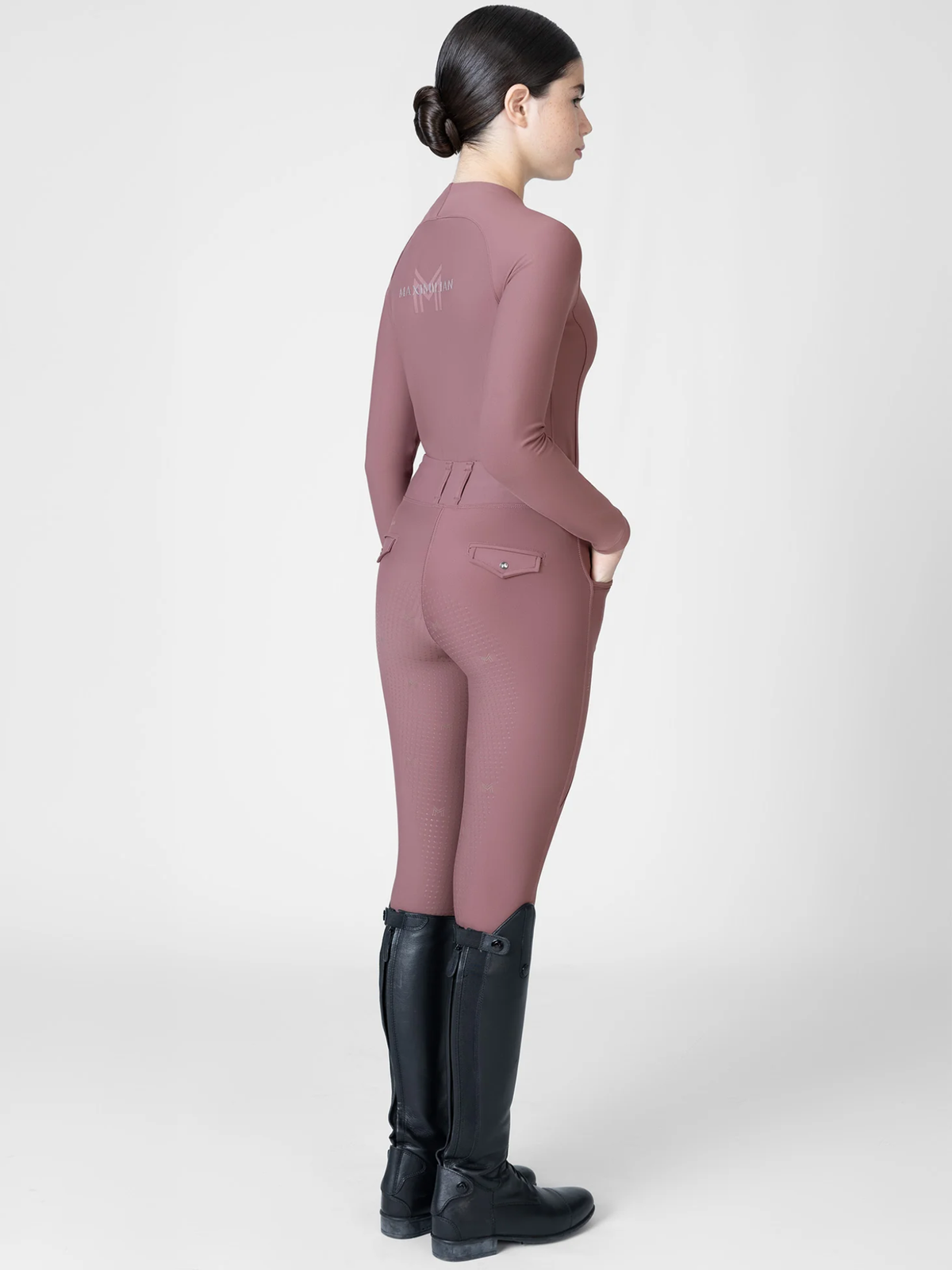 Maximilian Young Rider Pro Riding Leggings Heather