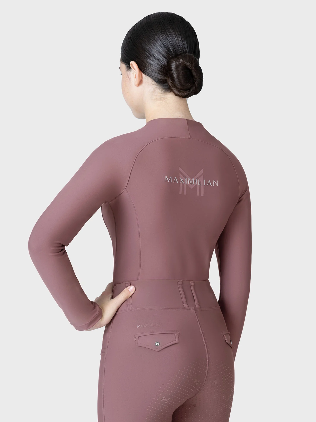 Maximilian Young Rider Nora Long Sleeve Base Layer Heather