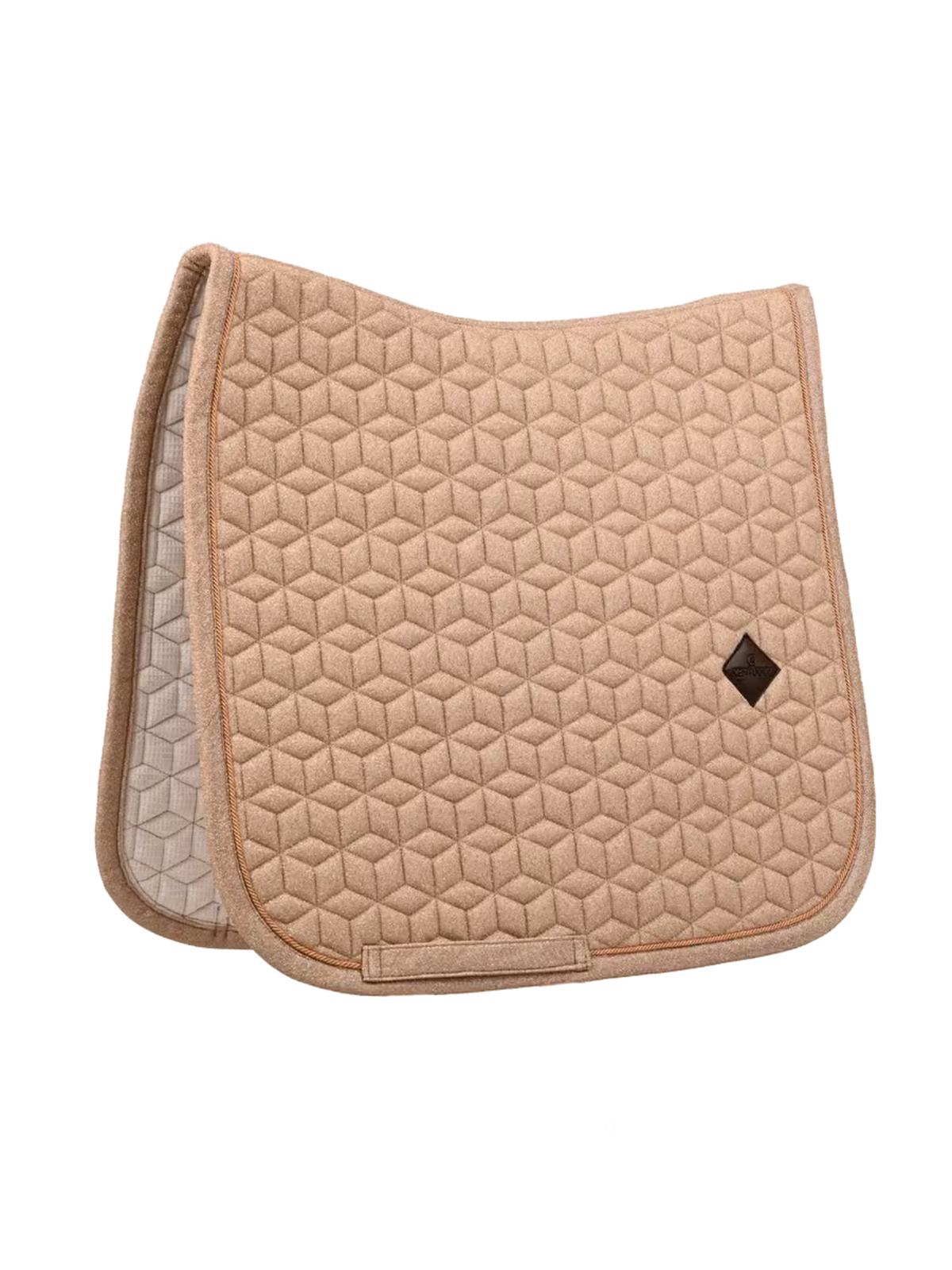Kentucky Sparkling Dressage Saddle Pad Beige
