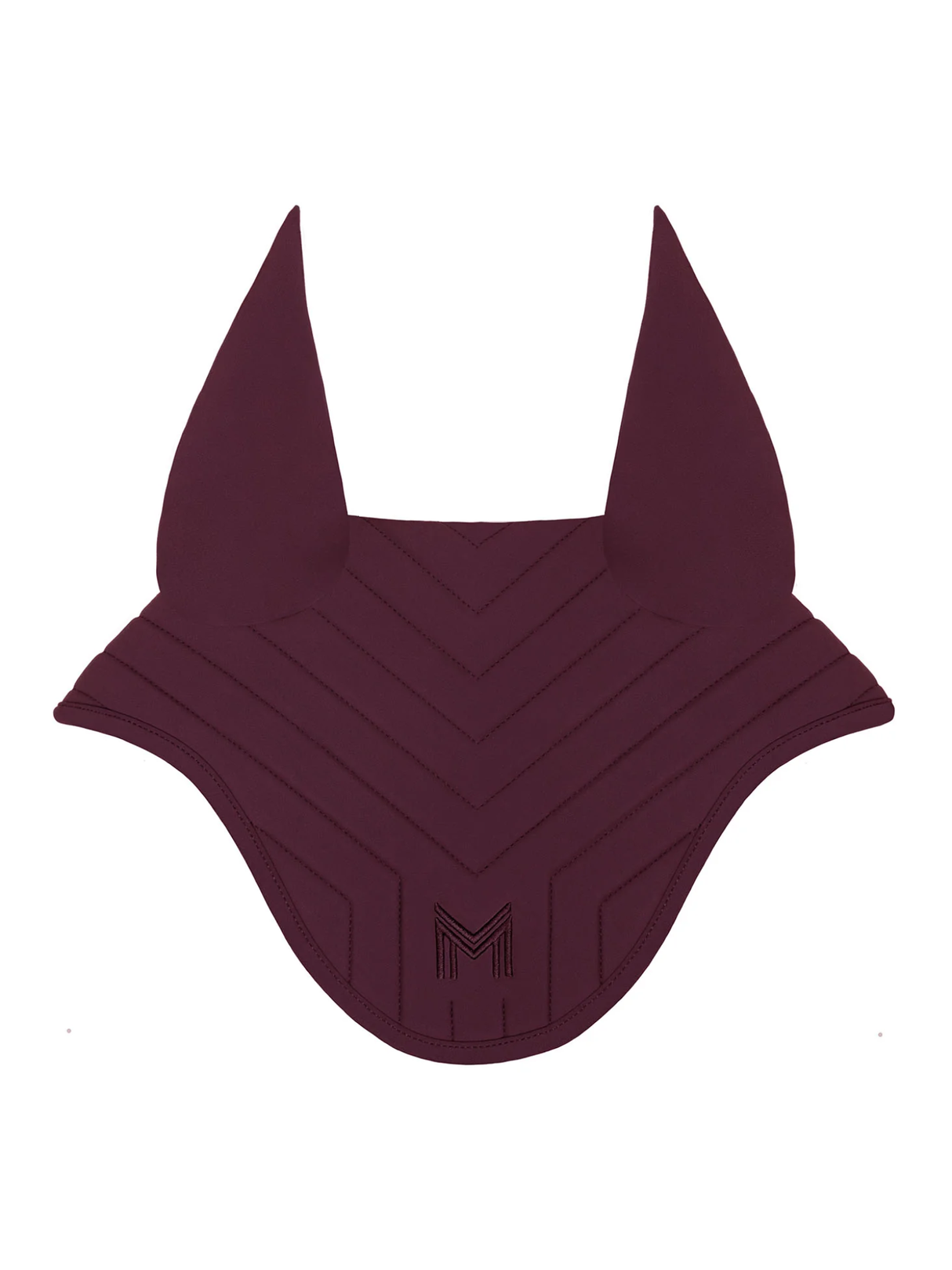Maximilian Delta Ear Bonnet Burgundy