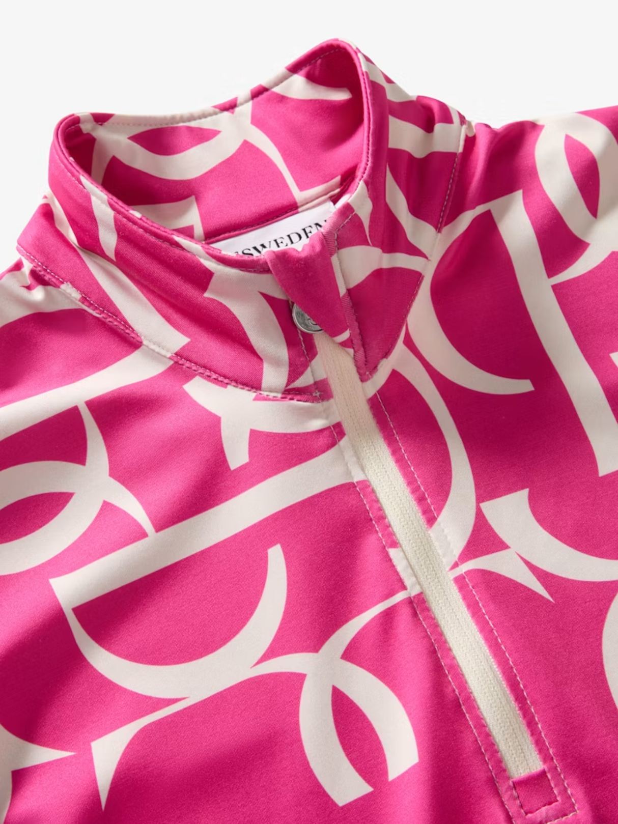 PS of Sweden Vera Printed Short Sleeve Base Layer Hot Hibiscus