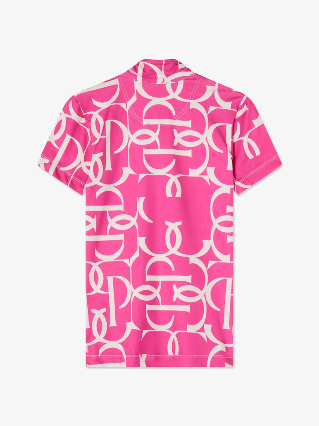 PS of Sweden Vera Printed Short Sleeve Base Layer Hot Hibiscus