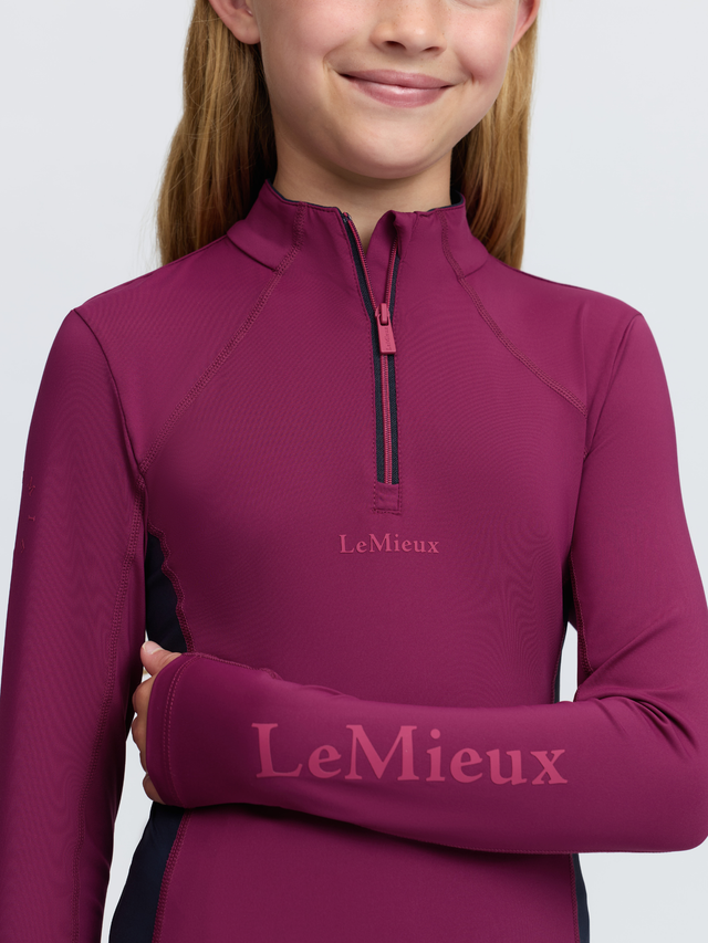 LeMieux Young Rider Classique Base Layer Blackberry
