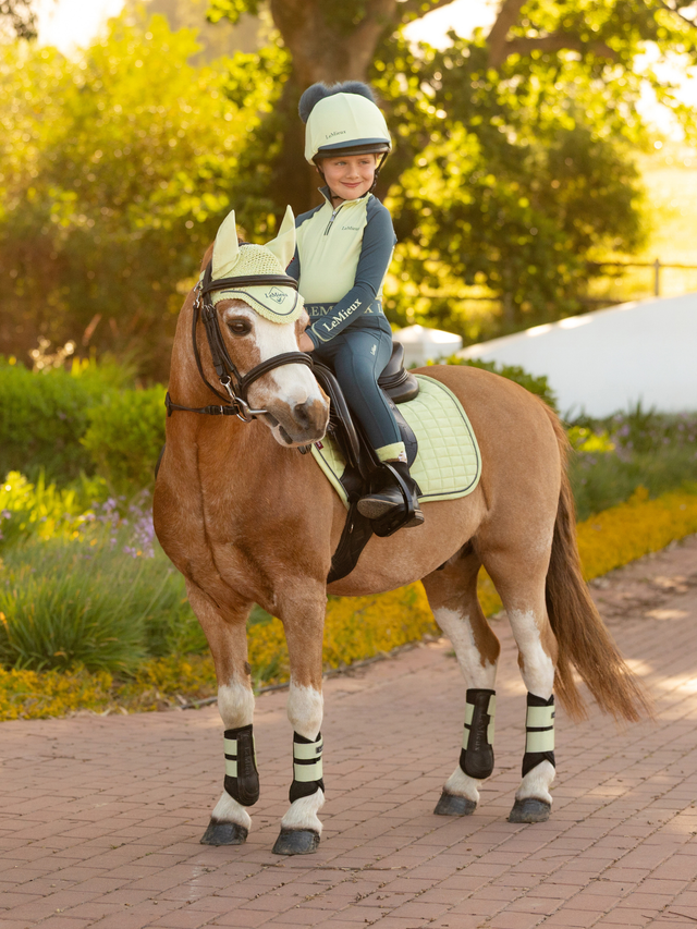 LeMieux Mini Suede Close Contact Jump Square Saddle Pad Macaron