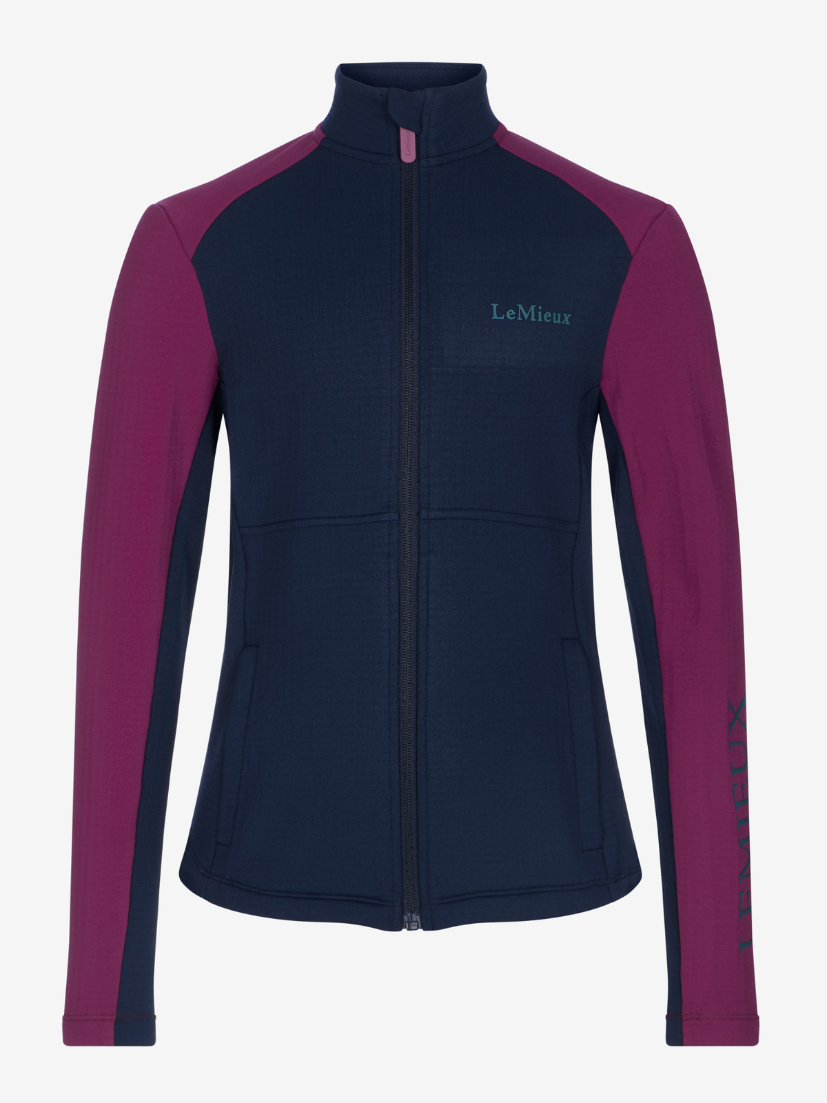 LeMieux Young Rider Bethany Fleece Zip Through Jacket Blackberry