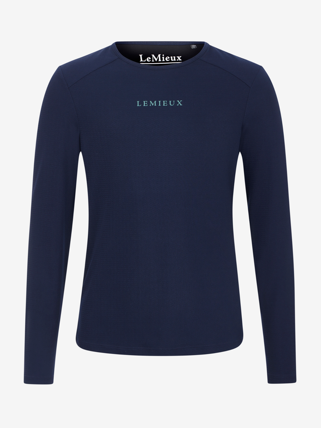 LeMieux Young Rider Hybrid Sports Top Navy