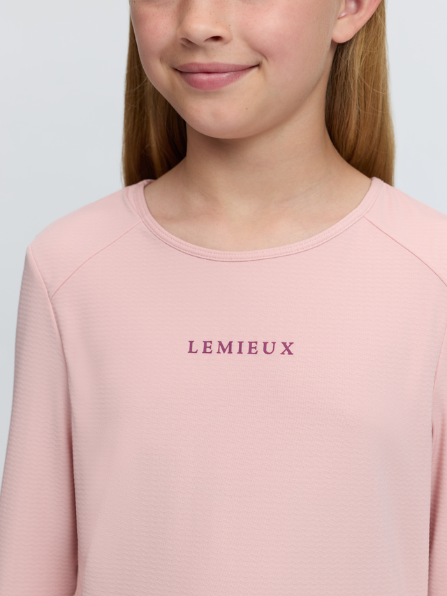 LeMieux Young Rider Hybrid Sports Top Petal