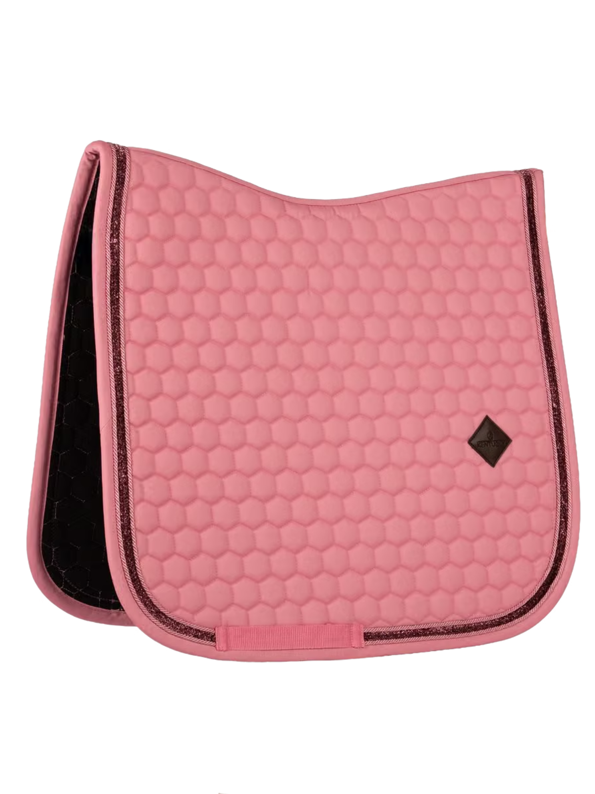 Kentucky Glitter Band Dressage Saddle Pad Old Rose