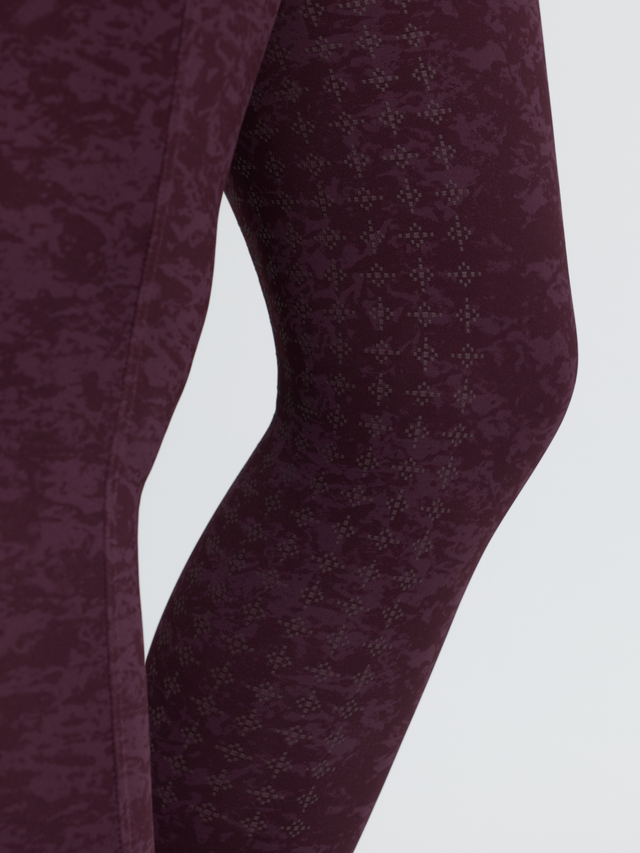 LeMieux Young Rider Orla Pull On Printed Breeches Bramble