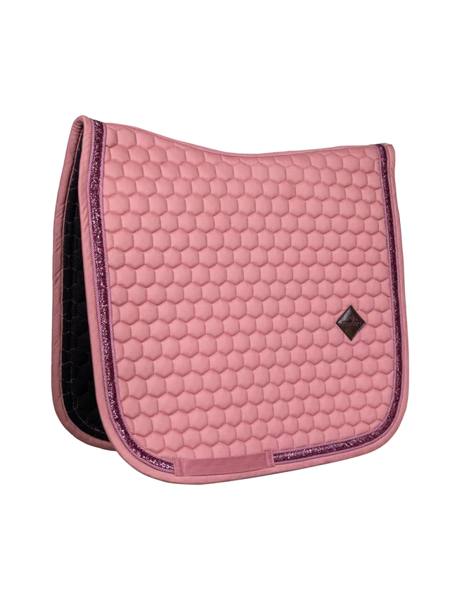 Kentucky Glitter Band Dressage Saddle Pad Fuchsia