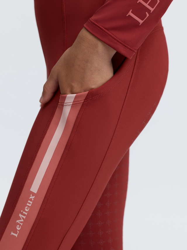 LeMieux Young Rider Orla Pull On Breeches Russet