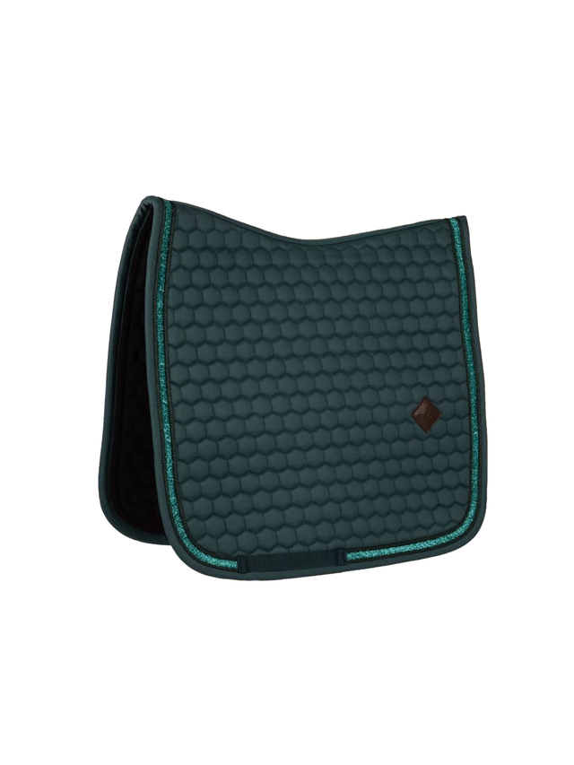Kentucky Glitter Band Dressage Saddle Pad Emerald