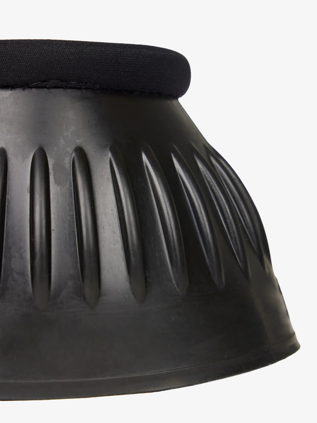 LeMieux Rubber Bell Boots with Neoprene Black