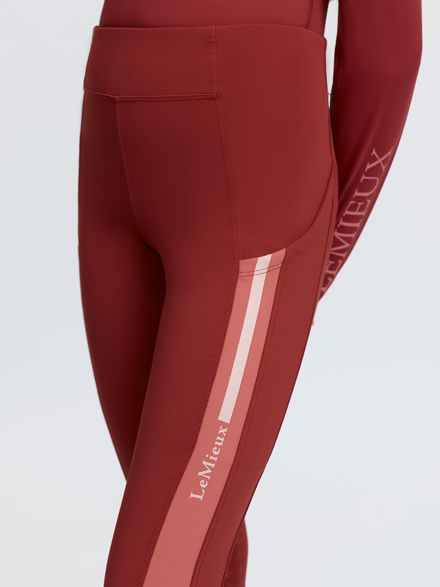 LeMieux Young Rider Orla Pull On Breeches Russet