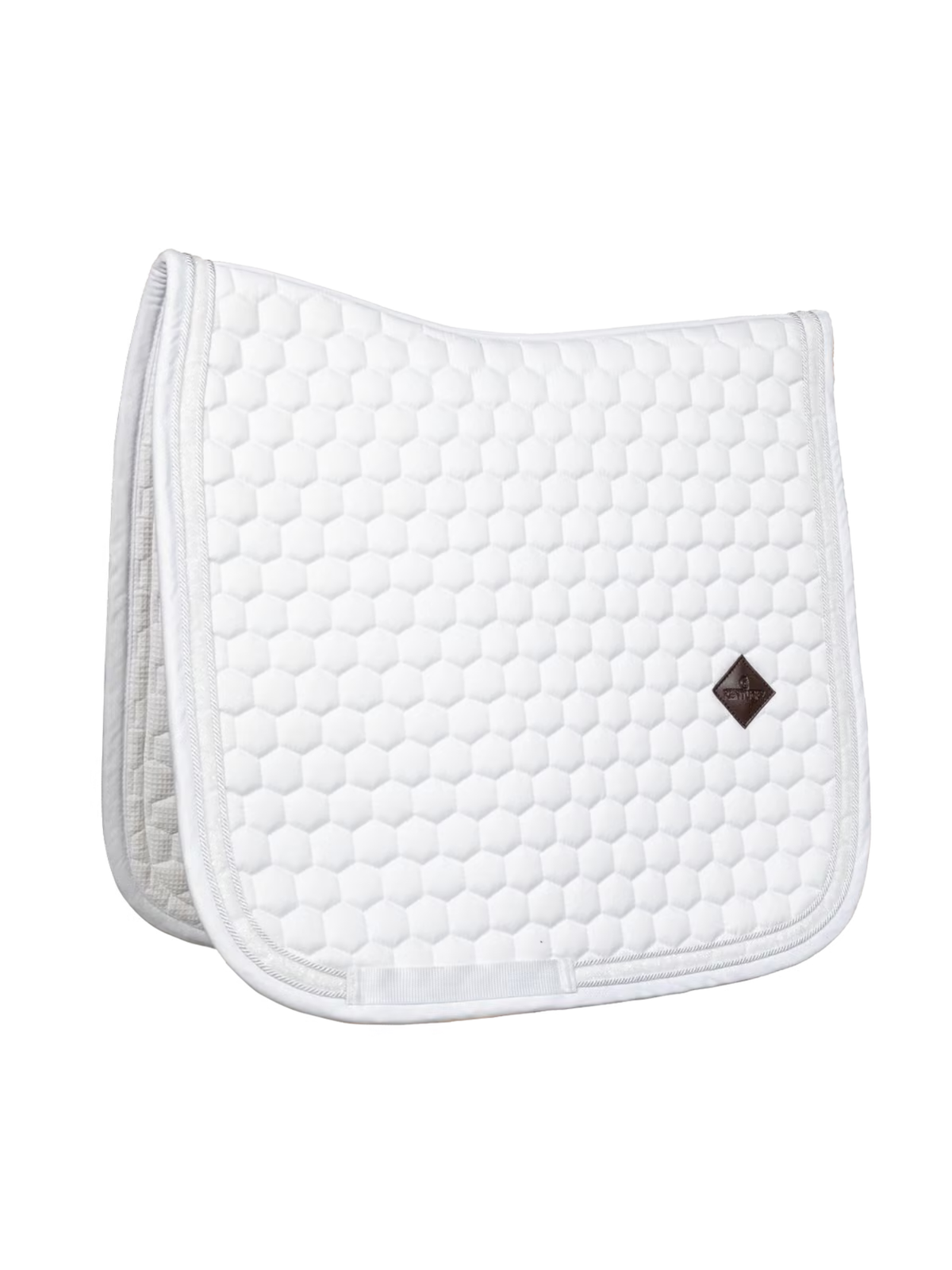 Kentucky Glitter Band Dressage Saddle Pad White