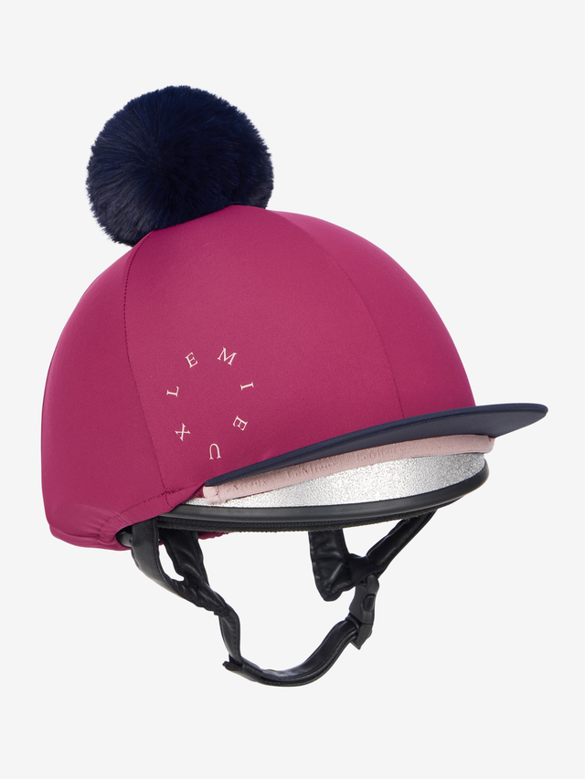 LeMieux Pom Hat Silk Blackberry