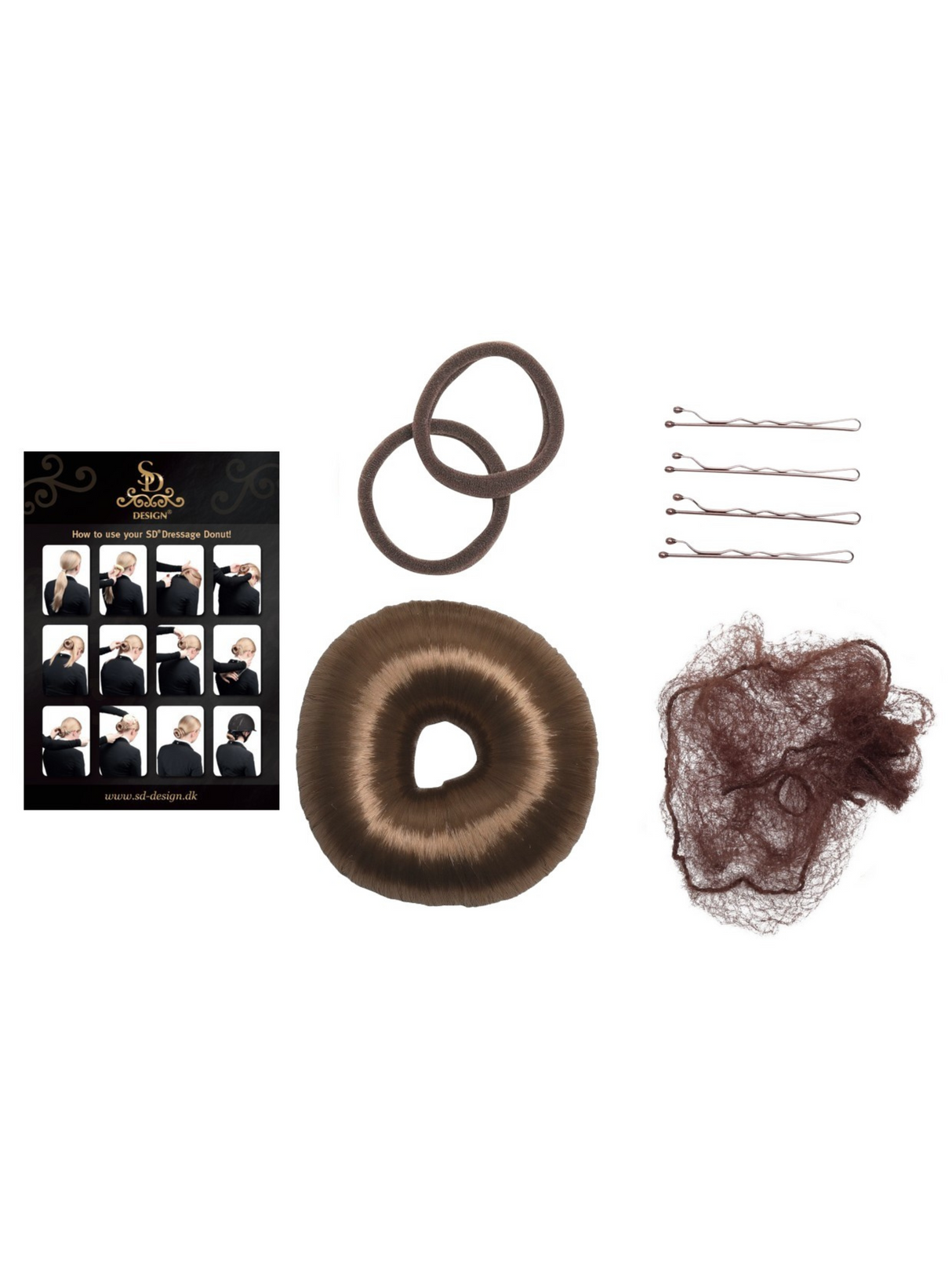 SD Design Complete Dressage Donut Set with Guide Light Brown