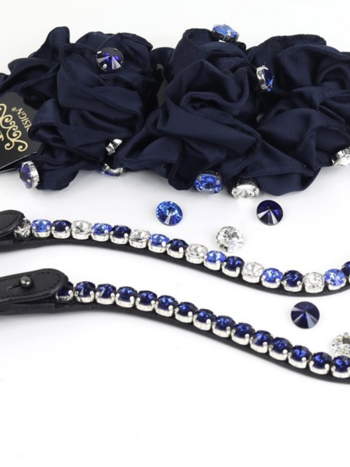 SD Design Alycia Bespoke Scrunchie Navy